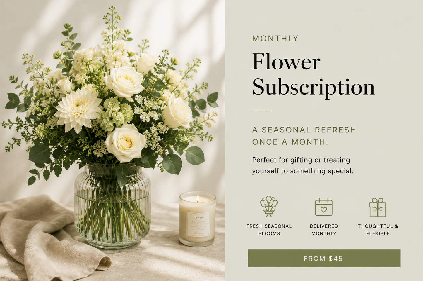 Monthly Flower Subscription
